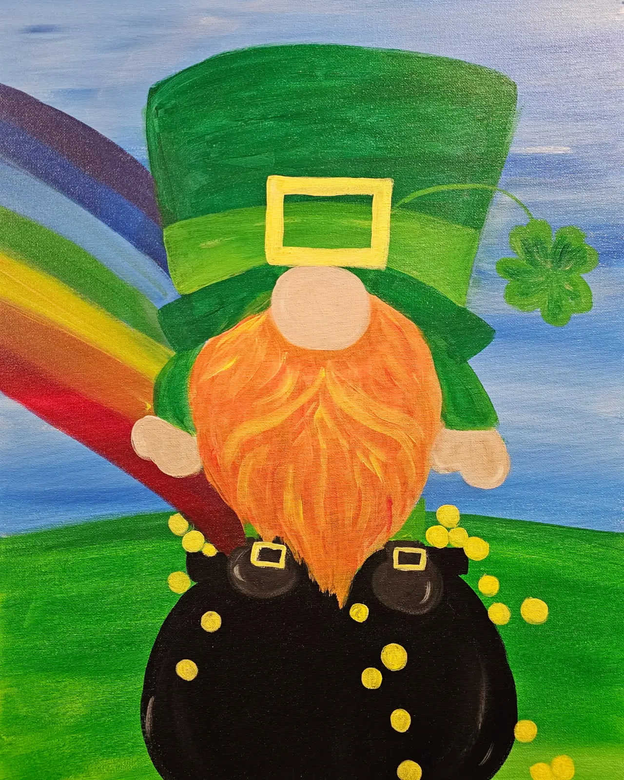 Leprechaun Gnome Paint Night